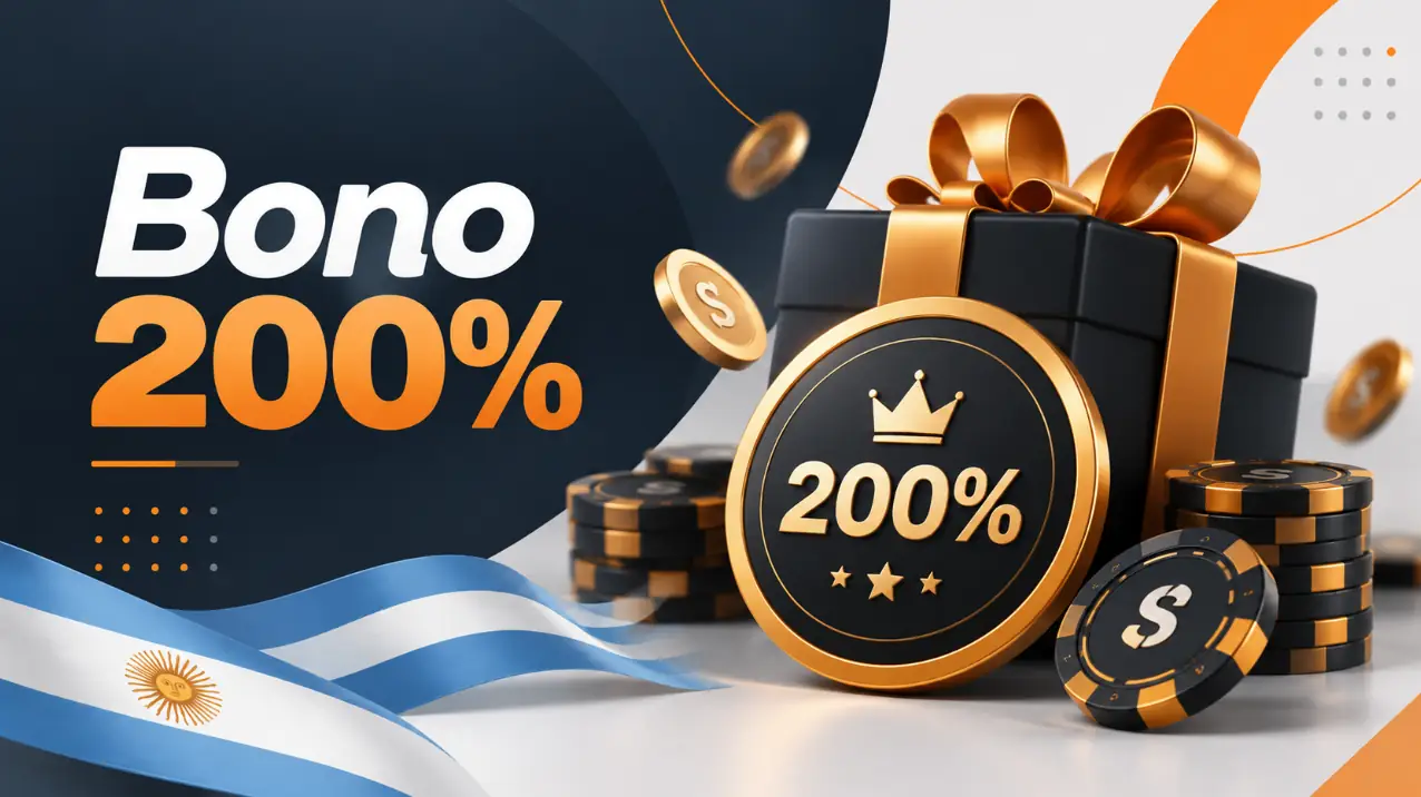 Stake bono de bienvenida: 200% en el primer depósito