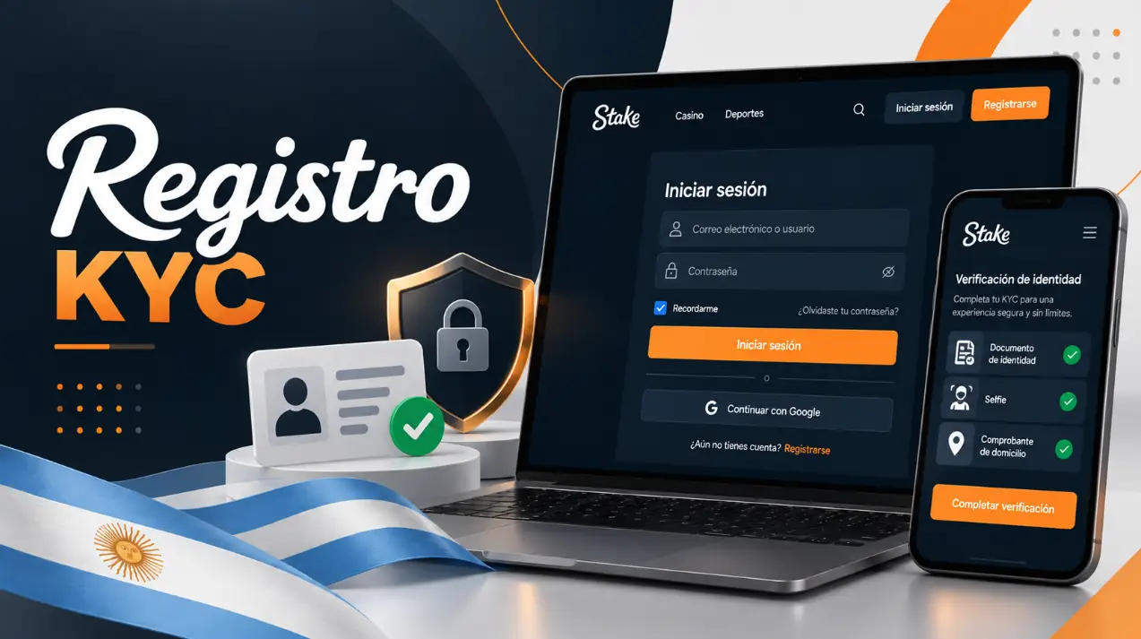 Registro, KYC y Stake login